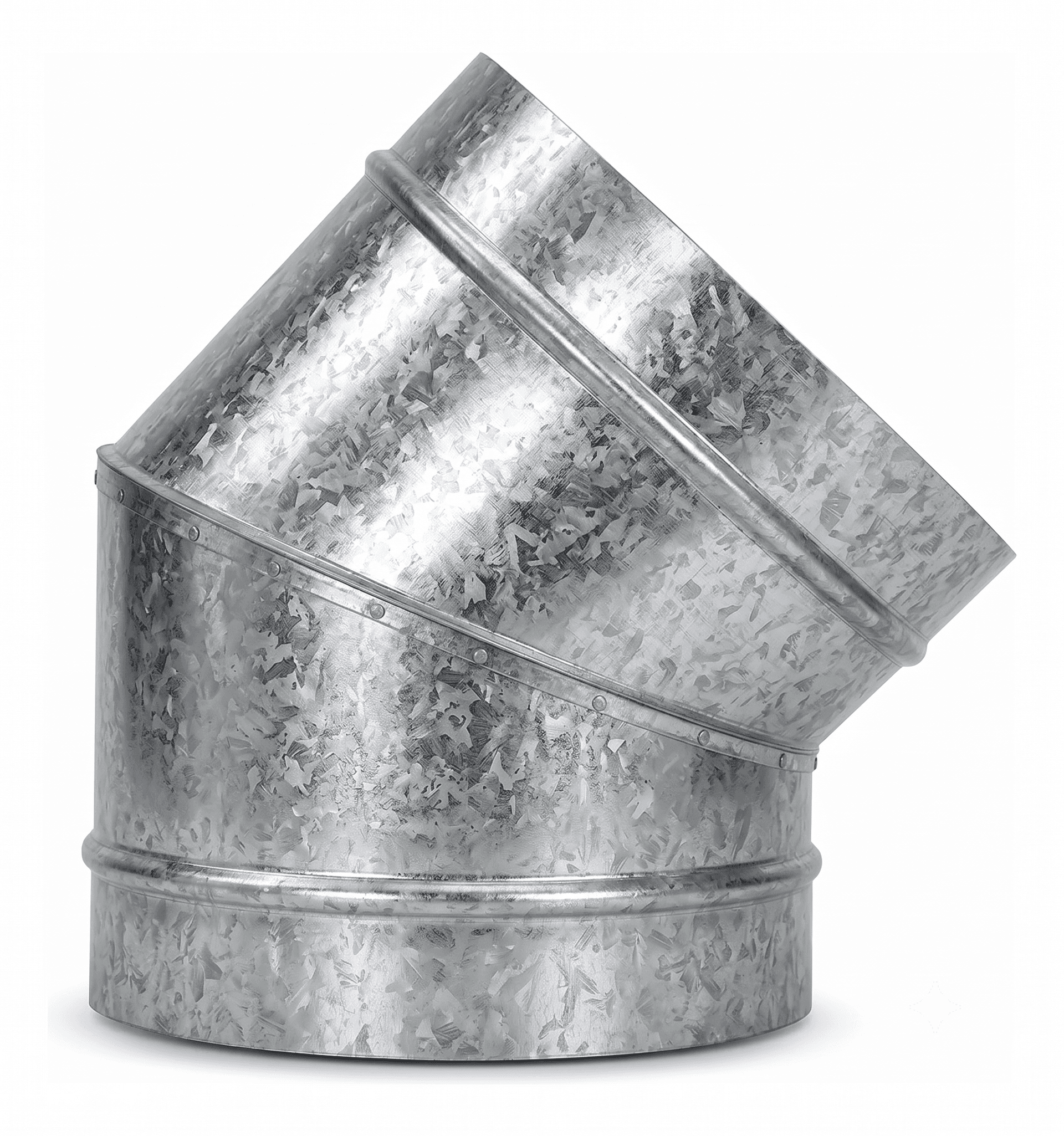 Curva 45° para duto em Aço, Galvanizado